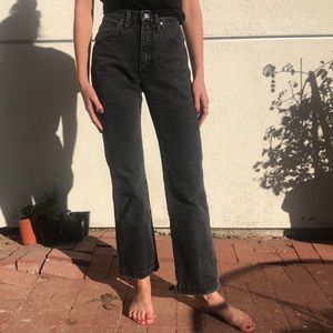 Vintage Black Wrangler Jeans Size 23/24